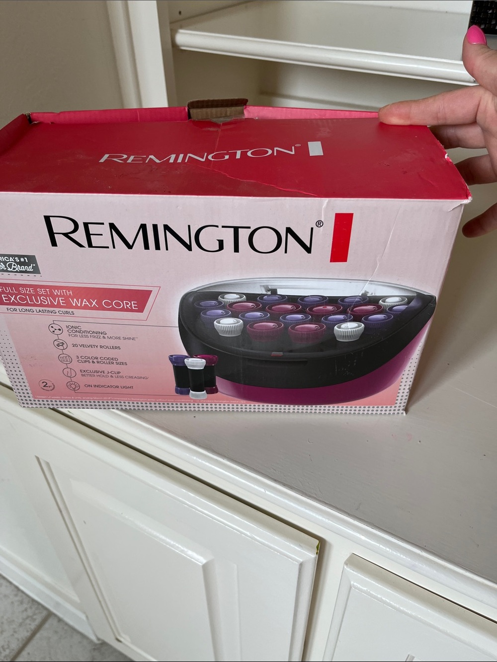 Remington Pink and Black Hot Roller Set